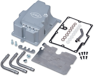 0950-0849 - S&S CYCLE Motor Install Kit - Silver - FXD 310-0871