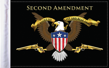 0521-1478 - PRO PAD Second Amendment Flag - 6" x 9" FLG-2AMND