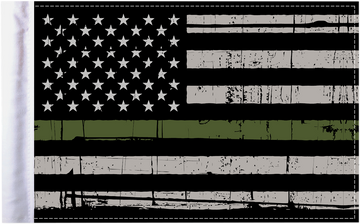 0521-1556 - PRO PAD Grunge U.S.A. Flag - Green - 6" x 9" FLG-GMGL-US
