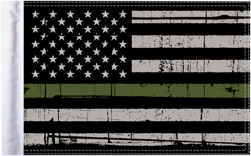 0521-1559 - PRO PAD Grunge U.S.A. Flag - Green - 10" x 15" FLG-GMGL-US15