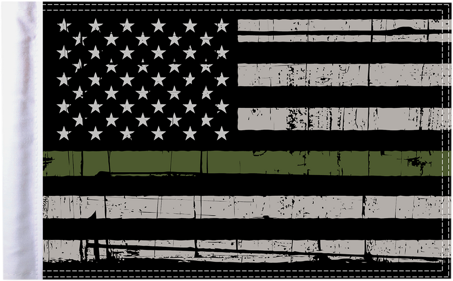 0521-1559 - PRO PAD Grunge U.S.A. Flag - Green - 10" x 15" FLG-GMGL-US15