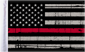 0521-1560 - PRO PAD Grunge U.S.A. Flag - Red - 10" x 15" FLG-GTRL-US15