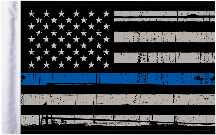 0521-1561 - PRO PAD Grunge U.S.A. Flag - Blue - 10" x 15" FLG-PTBL-US15