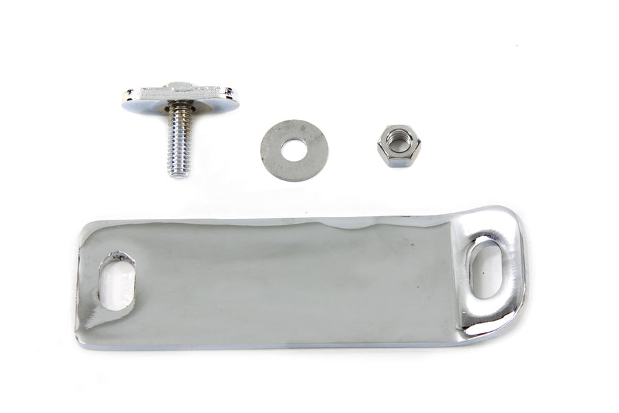 31-0016 - Wyatt Gatling Chrome Exhaust Drag Pipe Bracket