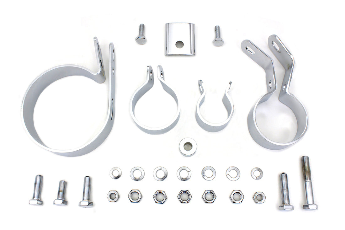 31-0031 - Chrome Exhaust System Clamp Kit