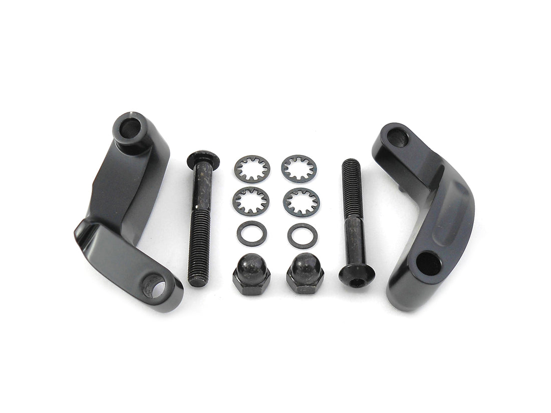 31-0393 - Black Smooth Mirror Relocation Kit