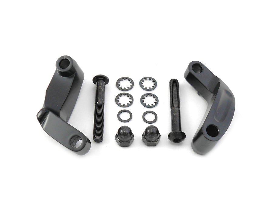 31-0393 - Black Smooth Mirror Relocation Kit