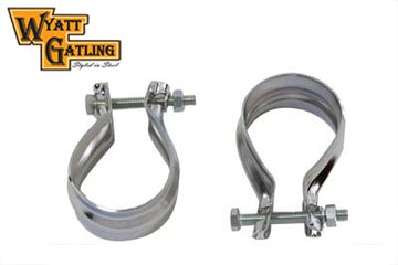 31-2136 - Wyatt Gatling Stainless Steel Muffler End Clamp Set