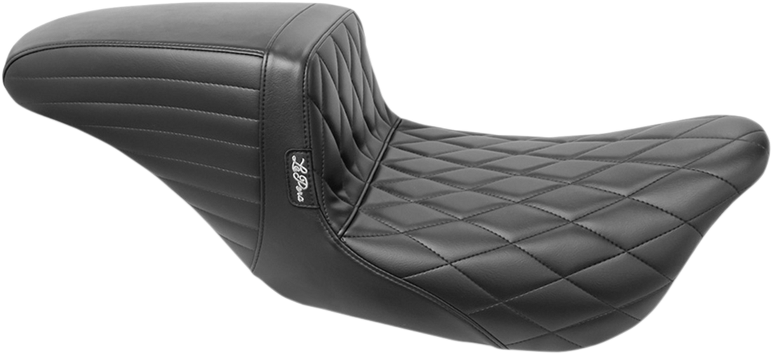 0801-1121 - LE PERA Kickflip Seat - Diamond - Black - FL '08+ LK-597DM