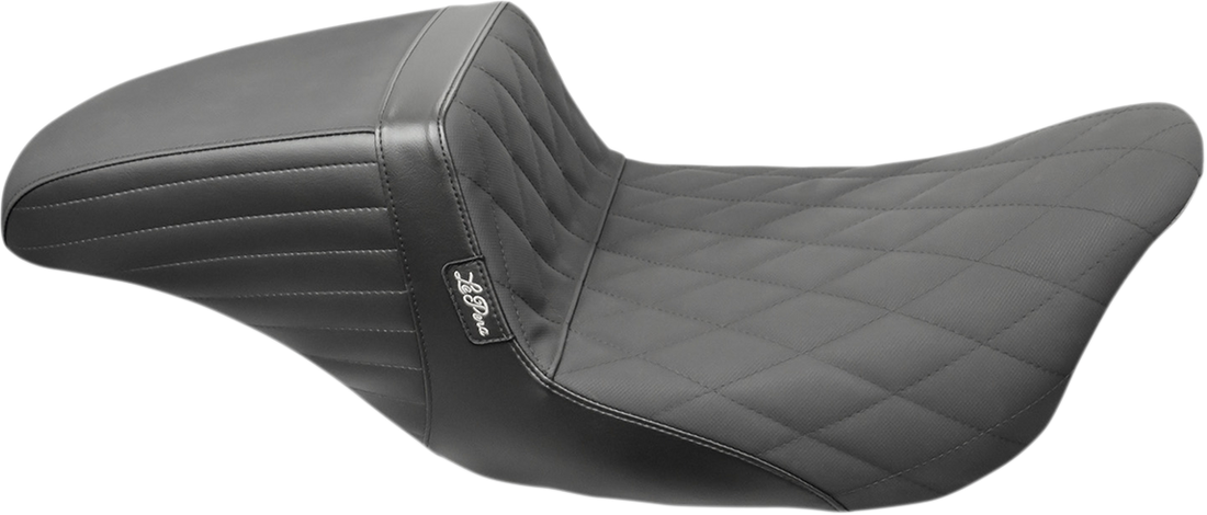 0801-1163 - LE PERA Kickflip Daddy Long Legs Seat - Diamond w/Gripp Tape - Black - FL '08+ LK-597DLDMGP