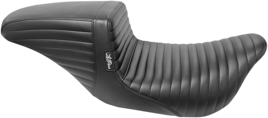 0801-1164 - LE PERA Kickflip Daddy Long Legs Seat - Pleated - Black - FL '08+ LK-597DLPT