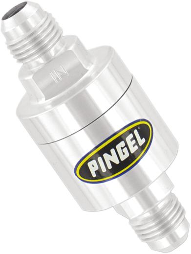 0707-0007 - PINGEL Fuel Filter - Satin - 6AN SS6P
