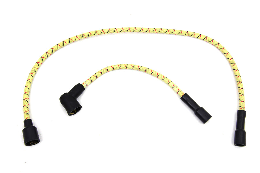 32-7343 - Sumax Yellow with Black & Red Tracer 7mm Spark Plug Wire Set