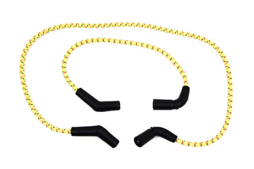 32-7352 - Sumax Yellow with Black & Red Tracer 7mm Spark Plug Wire Set