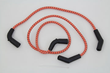 32-7353 - Sumax Orange with Black Tracer 7mm Spark Plug Wire Set