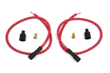 32-7367 - Sumax Red with Black Tracer 7mm Spark Plug Wire Set
