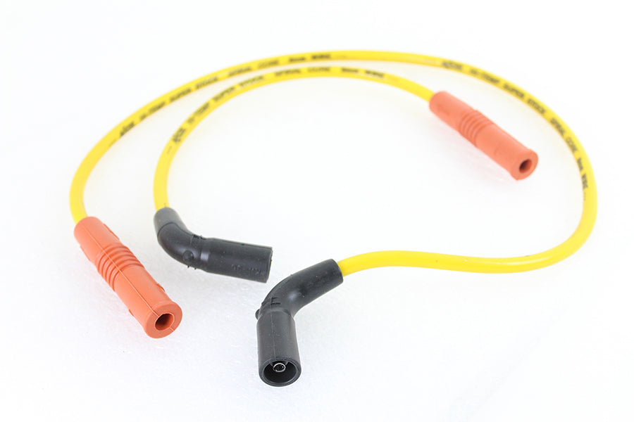 32-9189 - Accel 8mm S/S Spiral Core Ignition Wire Set Yellow