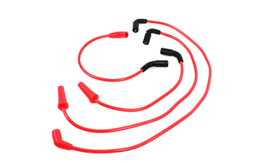 32-9192 - Accel 8mm S/S Spiral Core Ignition Wire Set Red