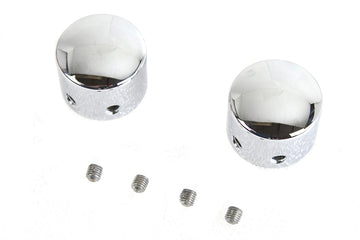 3274-2 - Domed Front Axle Cover Set Chrome Plated