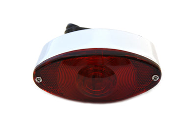 33-0028 - Chrome Tail Lamp Cateye Style