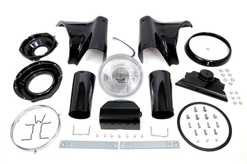 33-0093 - Black 7  Headlamp Cowl Kit