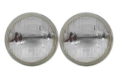 33-0161 - Clear 4-1/2  12 Volt Sealed Beam Spotlamp Bulb Set