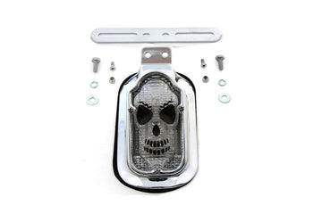 33-0205 - Skull Face Tombstone Tail Lamp Clear Lens