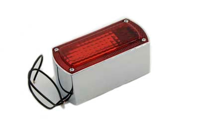 33-0310 - Chrome Die Cast Box Style Tail Lamp