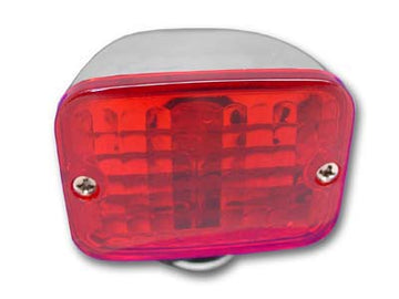 33-0419 - Chrome Tour Marker Lamp Set with Red Lens