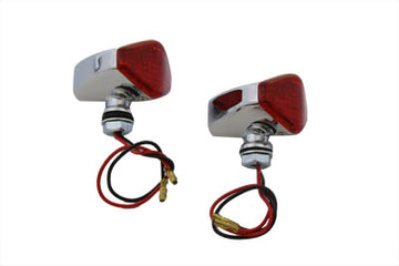 33-0446 - LED Diamond Red Lens Marker Lamp Set
