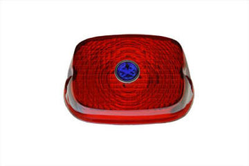 33-0507 - Tail Lamp Lens Red with Blue Dot