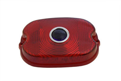 33-0519 - Tail Lamp Blue Dot Red Plastic Lens