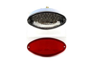 33-0680 - Chrome Cateye Stepped Design Tail Lamp
