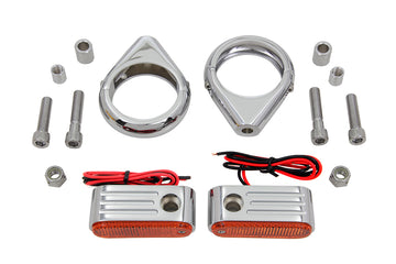 33-0904 - Turn Signal Kit Front with 49mm Fork Clamps