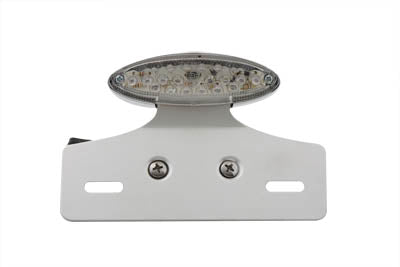33-0911 - Chrome Mini LED Cateye Tail Lamp Clear Lens