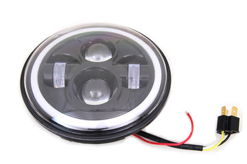 33-1044 - 7  LED Headlamp Unit Black