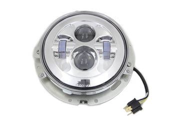 33-1104 - 7  LED Headlamp Assembly Chrome