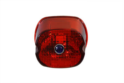 33-1160 - Tail Lamp Lens Laydown Style Red with Blue Dot