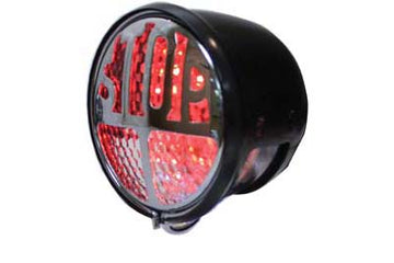 33-1346 - Black Stop LED Tail Lamp Round Style