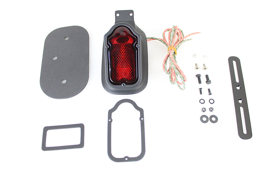33-1472 - Replica Black Tombstone Style Tail Lamp Assembly