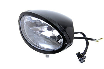 33-1542 - Black Oval Style Headlamp