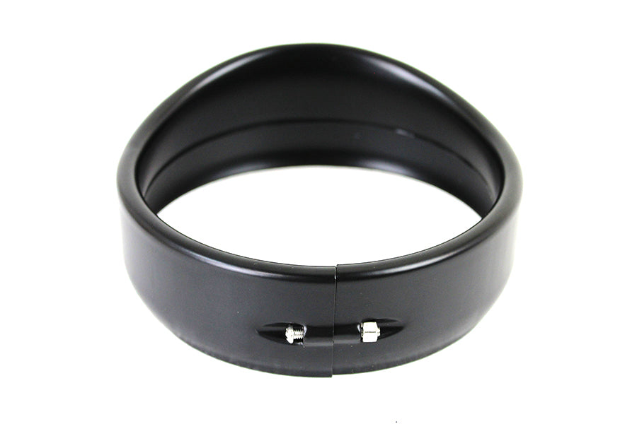 33-1688 - 5-3/4  Visor Style Headlamp Trim Ring Black