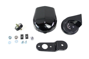 33-1729 - Softail Horn Kit with Black Cover