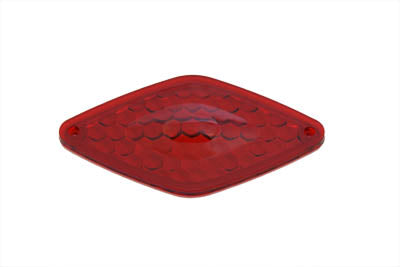 33-2143 - Tail Lamp Lens Only Diamond Style Red