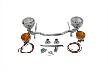 33-2205 - Chrome Spotlamp Kit with Turn Signals