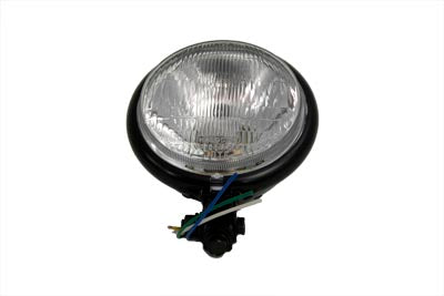 33-3042 - 5-3/4  Black Round Headlamp