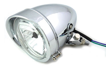 33-4074 - 4-1/2  Bullet Headlamp Chrome