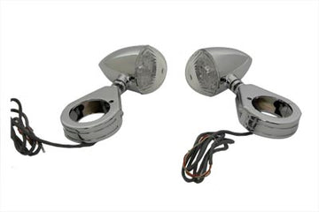 33-4111 - LED Bullet Turn Signal Set with 39mm Clamp