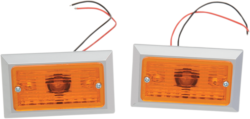 2040-1062 - CHRIS PRODUCTS Marker Lights - Dual Filament - Amber 0814A-2