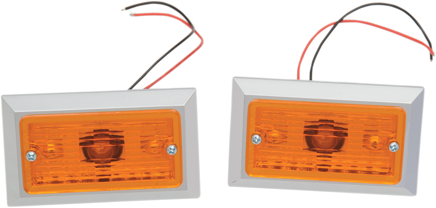 2040-1062 - CHRIS PRODUCTS Marker Lights - Dual Filament - Amber 0814A-2